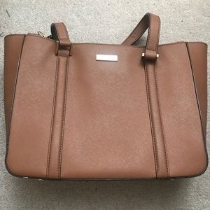 Brown leather Kate Spade purse